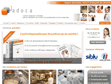 Tablet Screenshot of adoca.fr